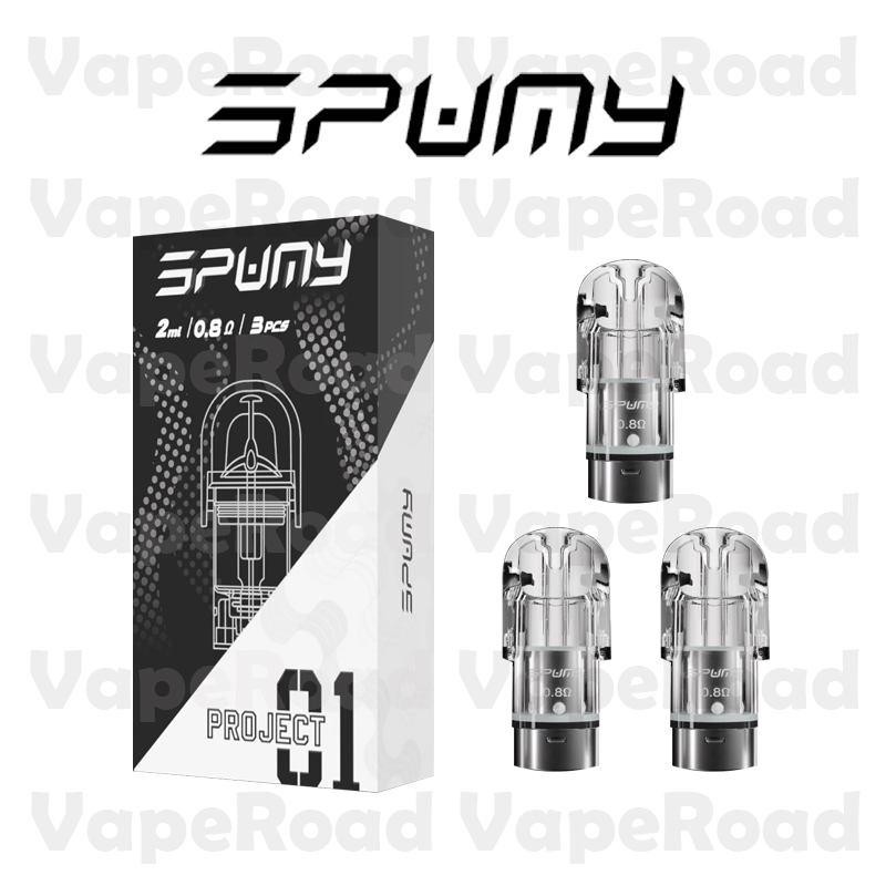 SPUMY Project 01 空彈｜原廠替換彈匣・一盒三入・安裝方便