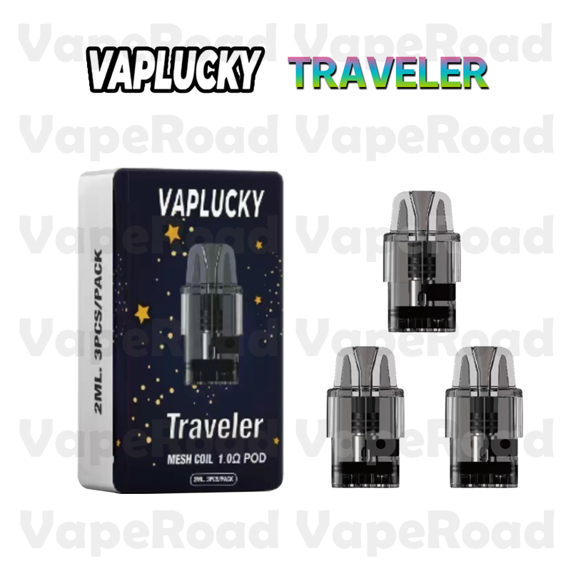 Vaplucky Traveler 旅行者 空彈｜原廠替換彈匣・一盒三入・安裝簡單